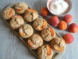 Muffins abricots-coco (sans gluten ni produit laitier)