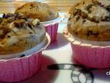 Muffins choco-noix-pomme