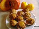 Muffins potiron-pommes-raisins secs