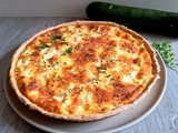 Tarte aux courgettes, fromages et aux herbes