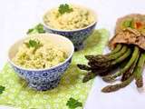 Risotto asperges petits pois