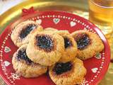 Thumbprint cookies aux fruits rouges {Vegan}