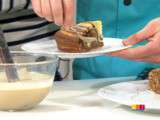 D’Anne Alassane : gâteau marbré café chocolat et sa crème anglaise