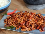 Kering tempe kacang - Tempeh croustillant aux cacahuètes (Indonésie)