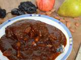 Manchamanteles - Sauce mexicaine aux piments, amandes et fruits