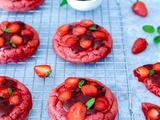 Cookies aux fraises {vegan}