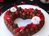 Heart cake / Gâteau coeur au chocolat {Saint-Valentin}
