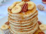 Pancakes à la banane sans oeuf {vegan}
