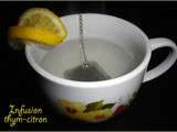Infusion thym-citron