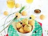 Gougères à la mimolette, Cumin et graines de pavot