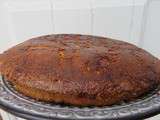 Gâteau moelleux pêche-coco