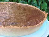 Tarte crème vanille et moelleux crousti chocolat