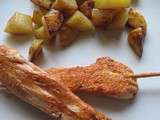 Brochettes de poulet tandoori & pommes de terre nouvelles