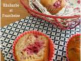 Muffins Rhubarbe et Framboises