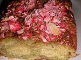 Cake pistache et pralines roses