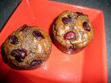 Muffins au chocolat et cranberries