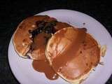 Pancake aux myrtilles sauce michoko