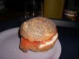 Sandwich au saumon