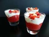 Trifle fraises et poire