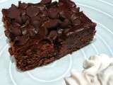 Brownies aux haricots noir et chocolat