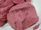 Yogourt glacé (frozen yogurt) aux framboises (ig bas)
