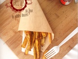 Frites de patates douces au four