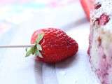 Strawberry & rhubarb Cake