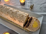 Bûche praliné citron