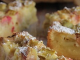 Barres à la rhubarbe