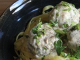 Boulettes de bœuf à la sauce ail & parmesan