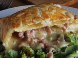 Feuilleté au camembert & lardons