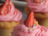 Financiers aux fraises & chantilly mascarpone