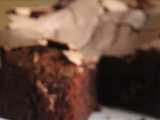 Gâteau chocolat-café meringué
