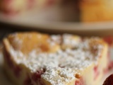 Gâteau crémeux aux fraises & mascarpone