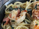 Linguine à la Toscane aux crevettes