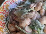 Salade de gnocchi croustillants