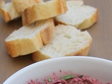 Tartinade de feta à la betterave