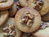 Biscuits sablés aux noix et sirop d’érable