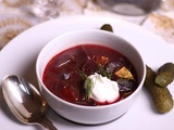 Bortsch végétarien, une soupe toute simple à la betterave
