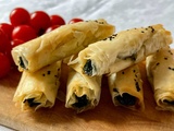 Spinakopita, les rouleaux croustillants aux épinards