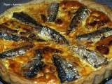 Quiche aux sardines et tomates confites