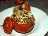 Tomates farcies aux céréales et légumes. (Recettes légères)