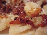 Gnocchi de pommes de terre et sauce au Roquefort