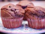 Muffins au chocolat, sans oeuf