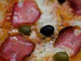 Pizza aux lumo et aux deux olives