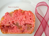 Cake rose aux poires