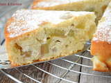 Gâteau à la rhubarbe aux blancs d’œufs