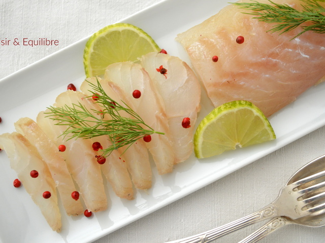 Cuillère saumon Gravlax perles de citron 