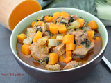 Mijoté de veau aux blettes et butternut