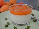 Panna cotta à la pistache compotée d’abricots {Battle Food #22}